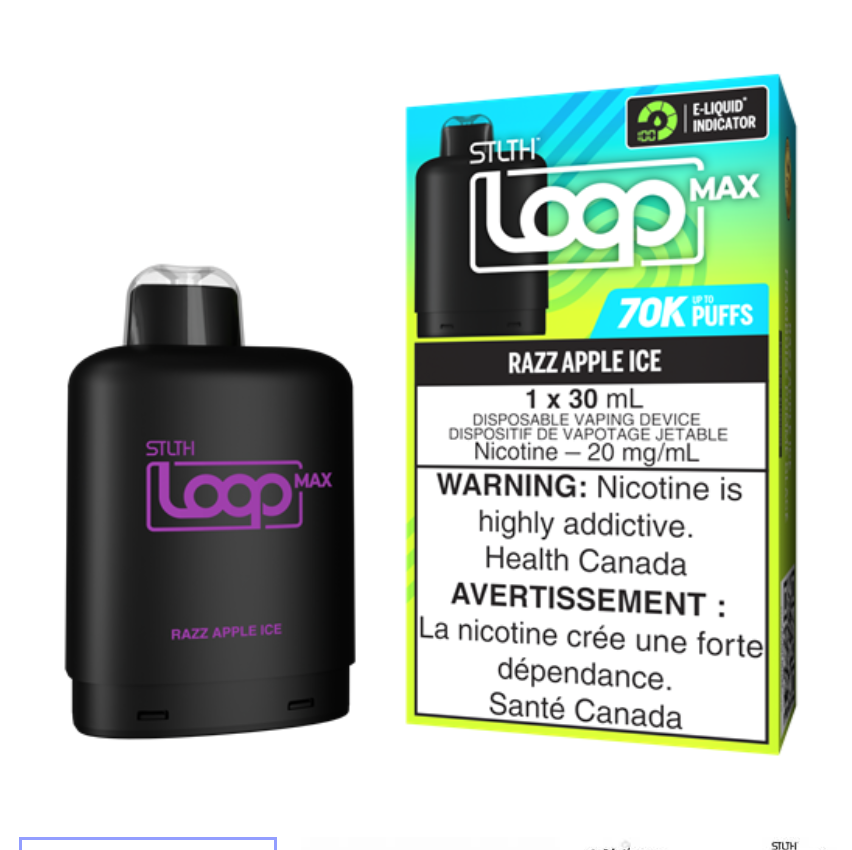 STLTH LOOP MAX RAZZ APPLE ICE