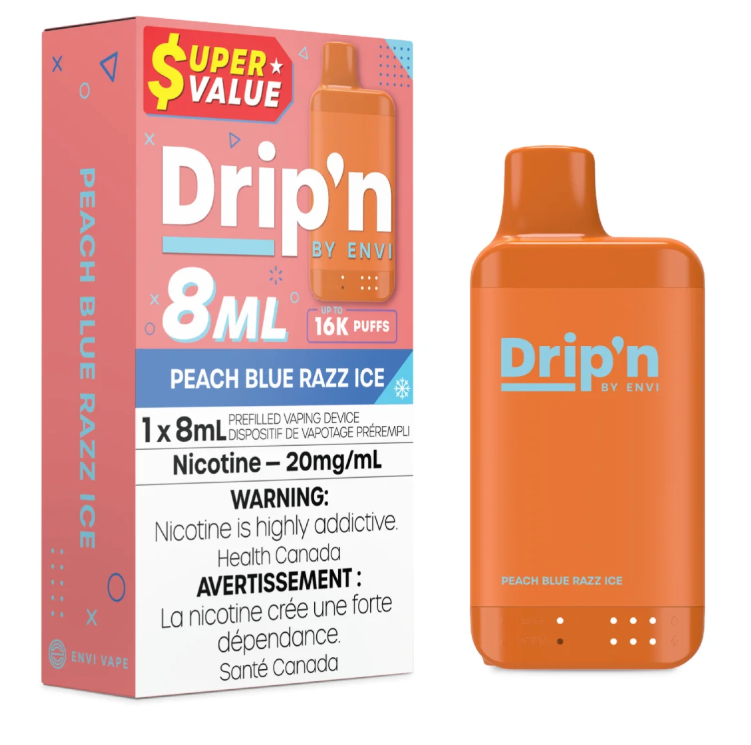 DRIP'N PEACH BLUE RAZZ ICE