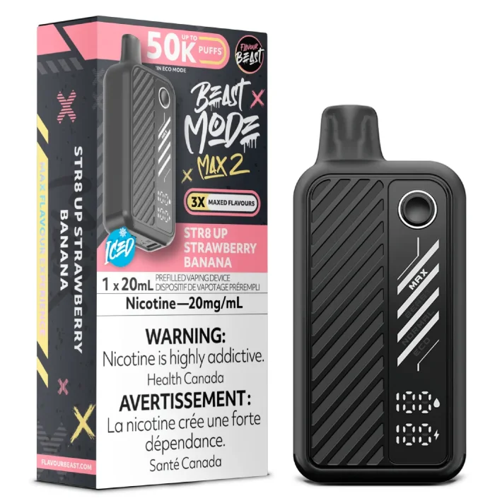 BEAST XMODZ MAX STR8 UP STRAWBERRY BANANA