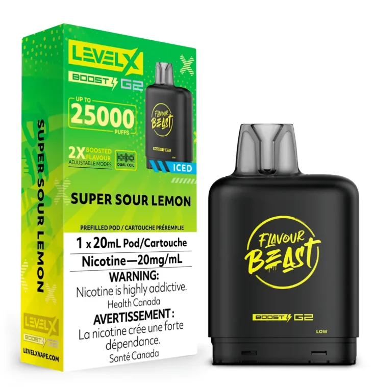 LEVEL XBOOST G2 SUPER SOUR LEMON