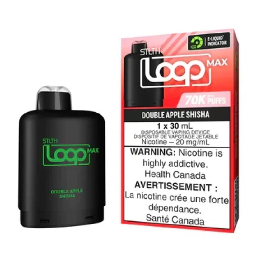 STLTH LOOP MAX DOUBLE APPLE SHISHA