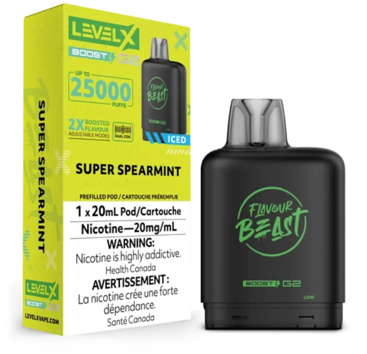 LEVEL XBOOST G2 SUPER SPEARMINT
