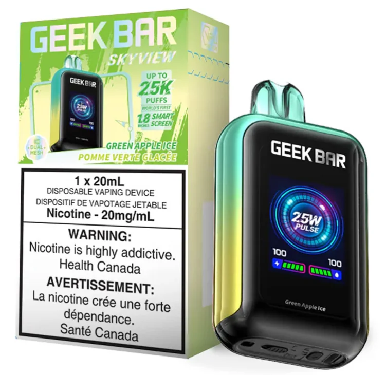 GEEK BAR SKYVIEW GREEN APPLE ICE