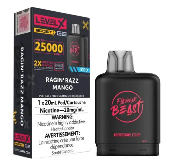 LEVEL XBOOST G2 RAGIN RAZZ MANGO